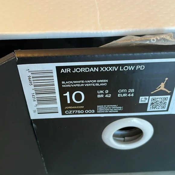 Nike Air Jordan XXXIV Low PD shoes mens size 10 - Picture 11 of 13